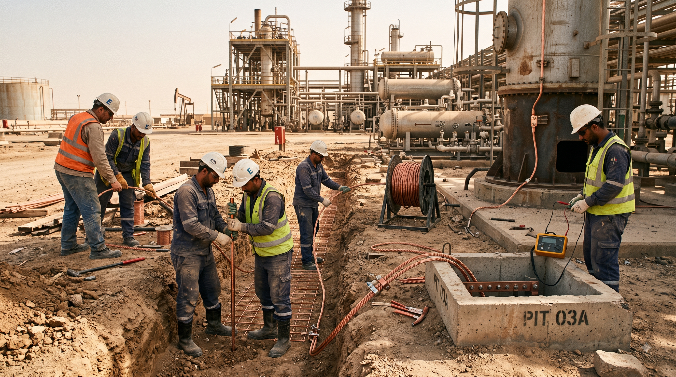 Earthing System Installation for ENI / ZFOD