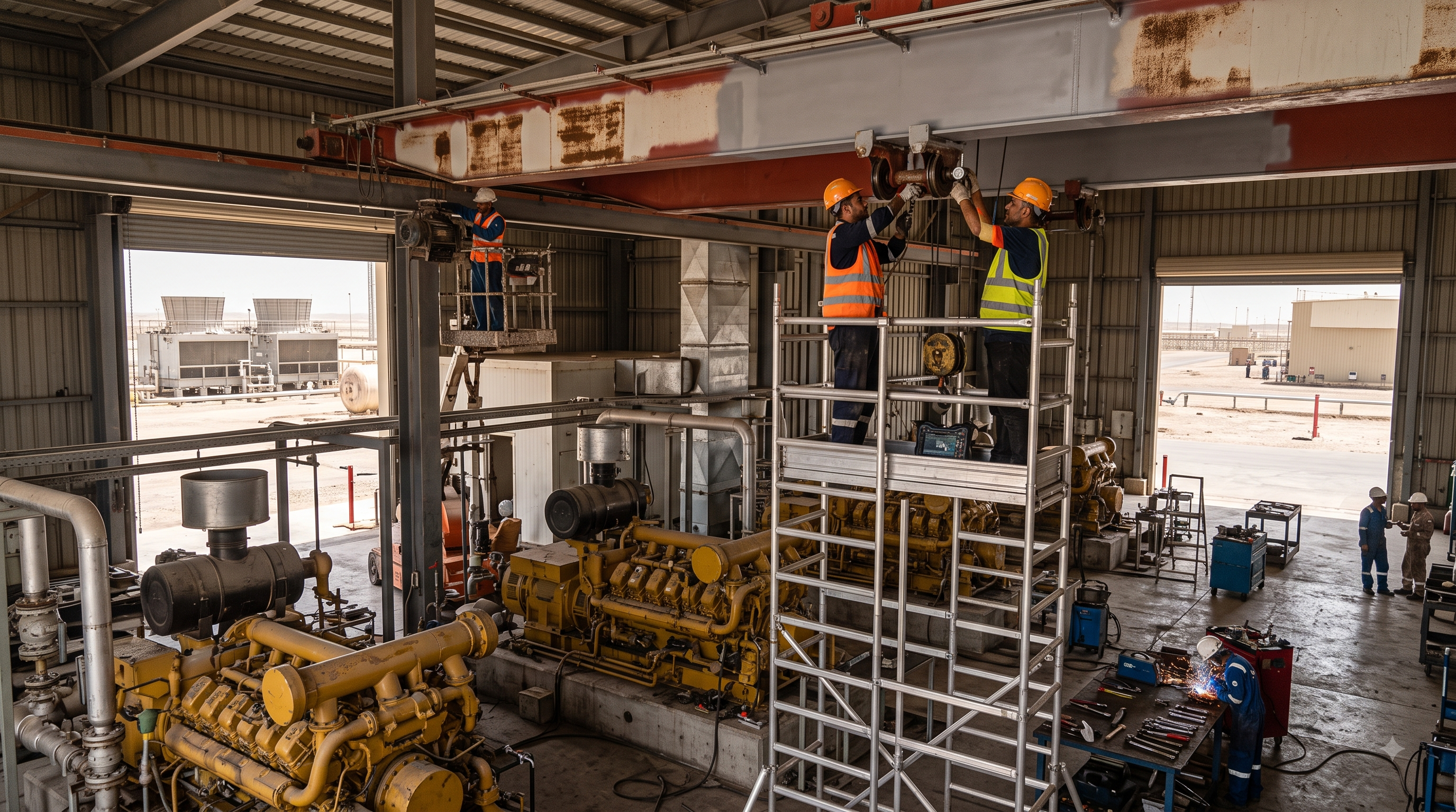 Overhead Crane Rehabilitation at Compressor Gas Station 4 for BGC