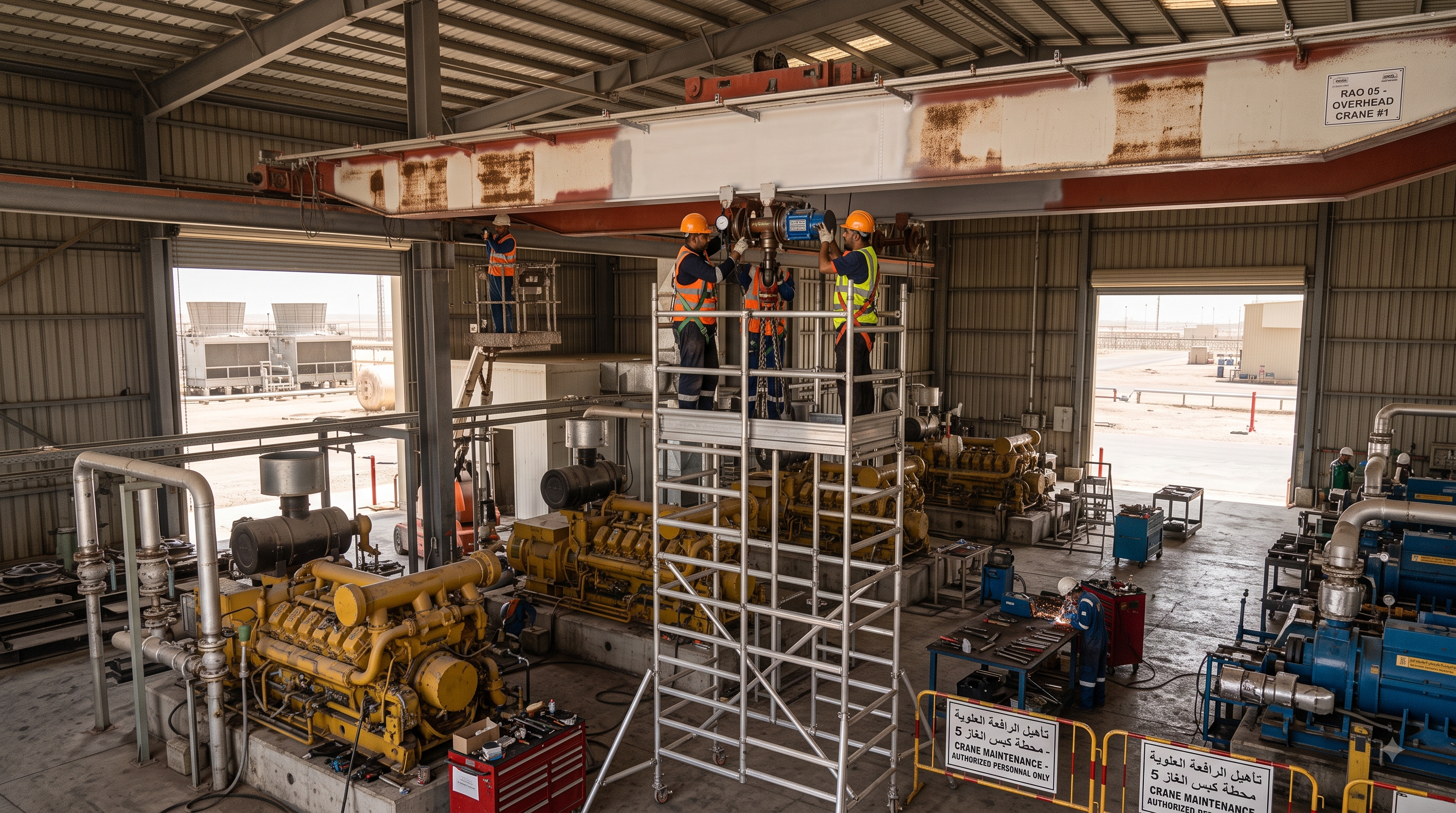 Overhead Crane Rehabilitation at Compressor Gas Station 5 for BGC