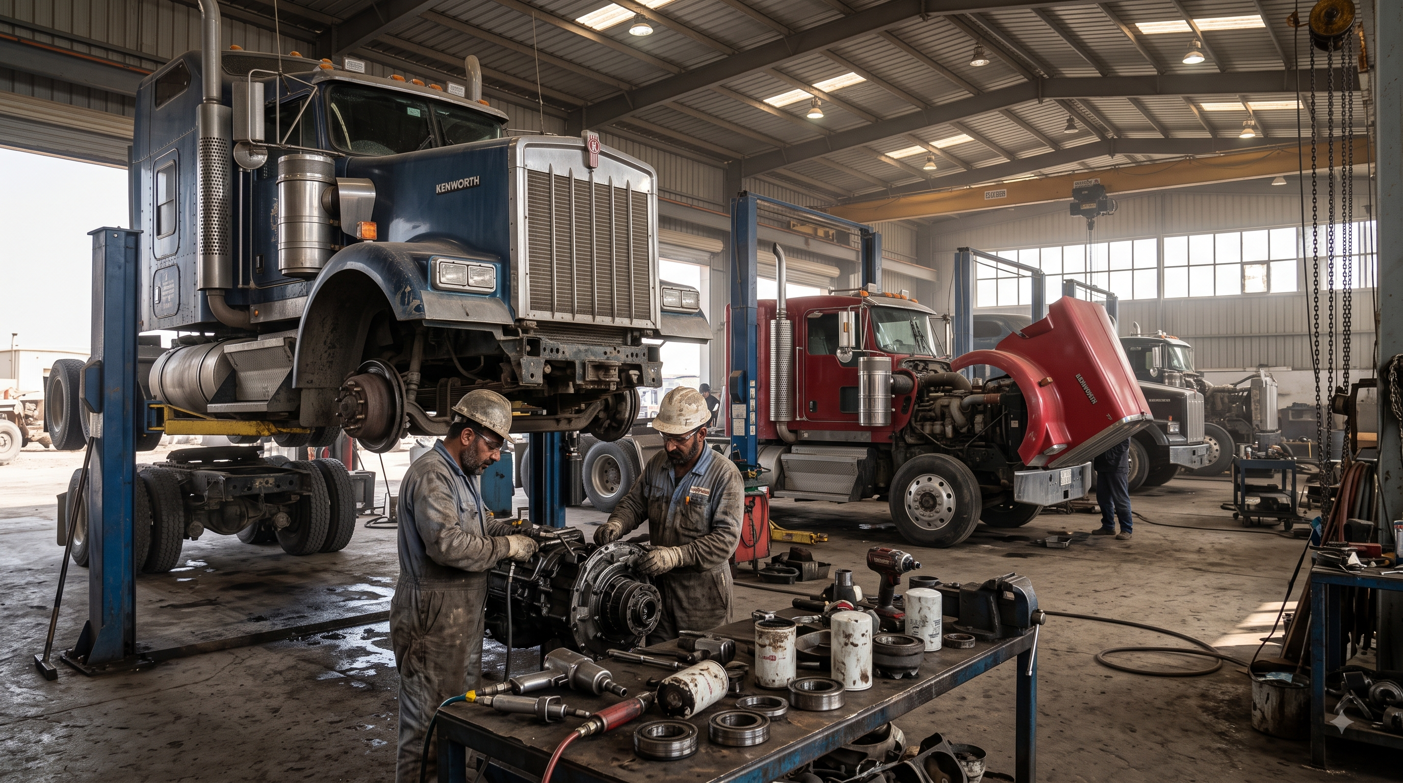 Repair of Multiple Kenworth Trucks for Halliburton
