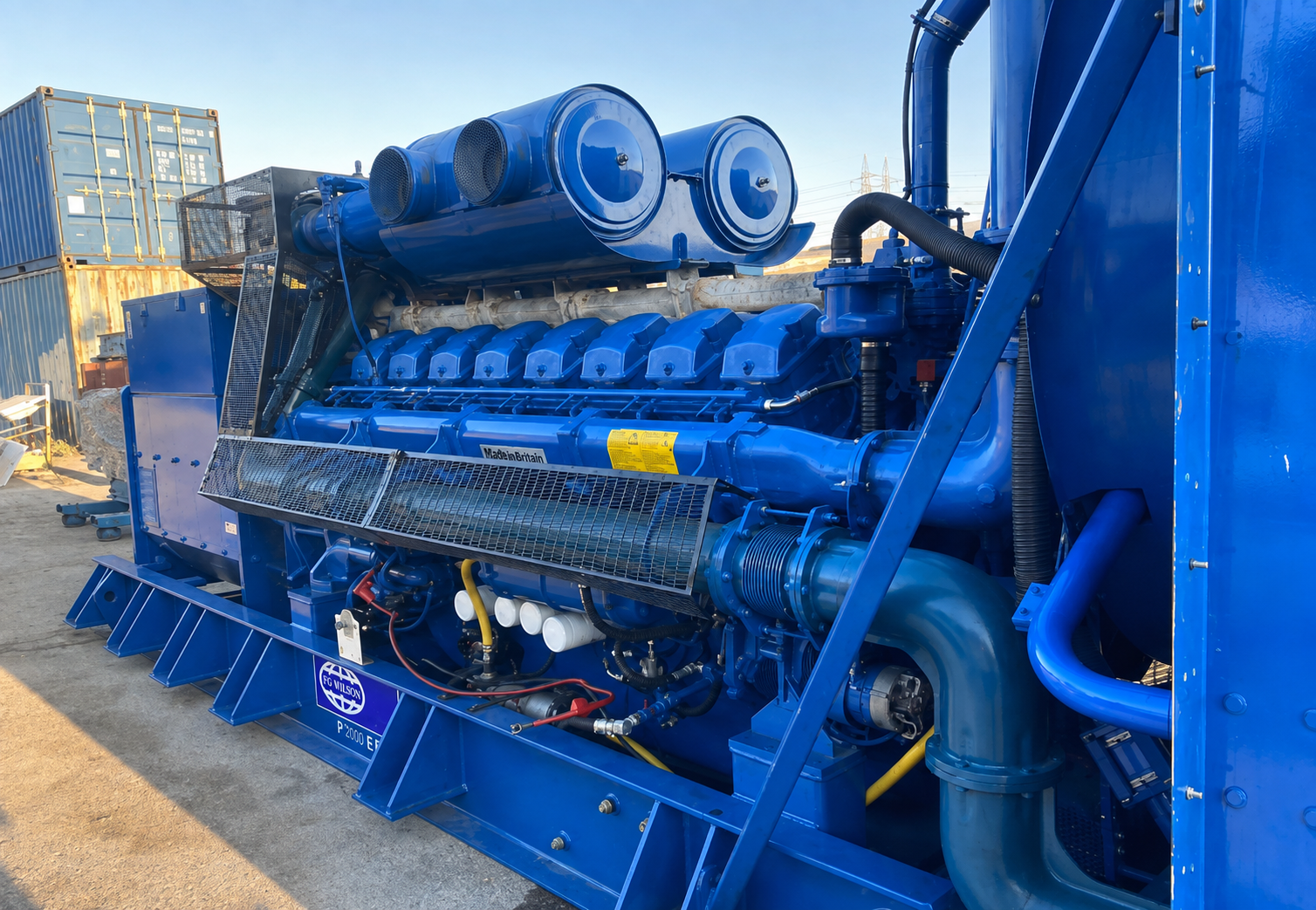 Generator equipment inside ASE workshop